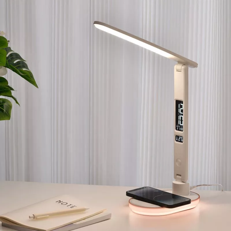 Stalinė lempa Hawk HW-LAMP03 White RGB – reguliuojama LED lempa su RGB apšvietimu