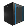Sieninis tinklo spintos korpusas Extralink 12U 600x600 juodas