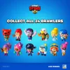 BRAWL STARS S1 FIGŪRĖLĖS - 8 VIENETŲ DELIKSĖ DĖŽUTĖ VER.C