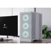 APNX C1-R-WT-v1 Midi bokštas Baltas ATX/Micro-ATX/Mini-ITX 3x120mm priekiniai ventiliatoriai