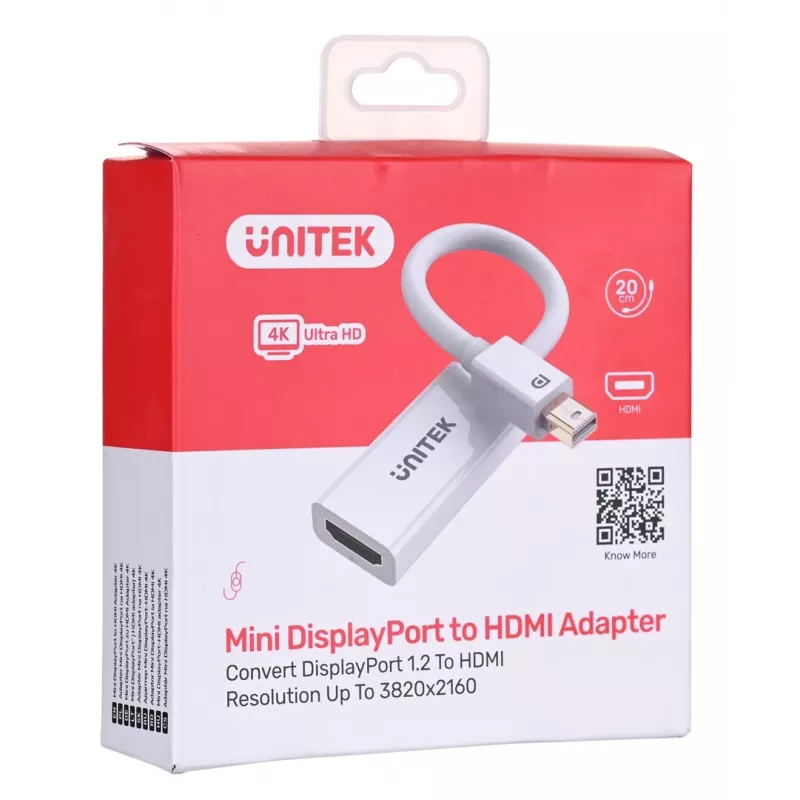 UNITEK Y-6331 adapteris Mini DisplayPort į HDMI