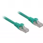 Pataisos laidas RJ45 Cat.6a SFTP (Žalias, 50 cm, LSOH (be halogenų))