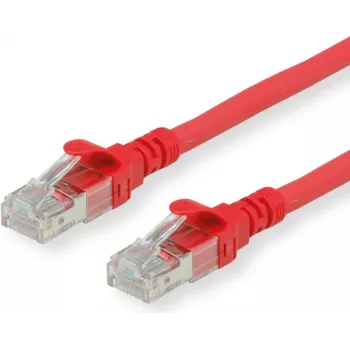 ROLINE - Laidas - RJ-45 (M) į RJ-45 (M) - 30 cm - SFTP - CAT 6a - Raudonas (21.15.2971)