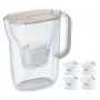 BRITA Style Essential vandens filtro ąsotis 2,4 L su 4 smėlio kasetėmis