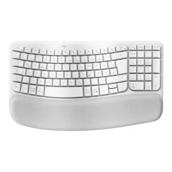 Logitech Wave Keys klaviatūra belaidė RF Bluetooth QWERTZ vokiška balta