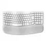 Logitech Wave Keys klaviatūra belaidė RF Bluetooth QWERTZ vokiška balta