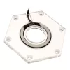 Montavimo rinkinys BitsPower Hexagon BP-WTHU-RGB – permatomas akrilas, 91,4×80×6,5 mm