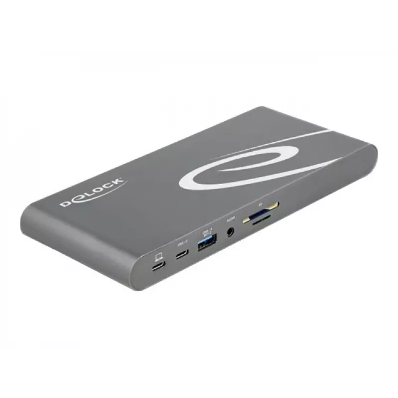 Docking stotelė DeLOCK USB-C DP 1.4 Triple 4K Display