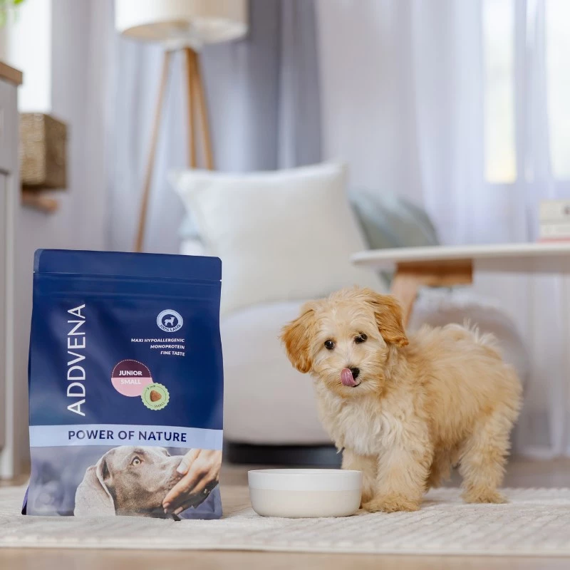 ADDVENA Power of Nature Junior Small Lamb sausas šunų ėdalas - 2,5 kg