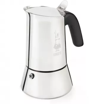 Moka puodas Bialetti Venus 0,2 l nerūdijantis plienas, tinka indukcijai, 4 puodeliai