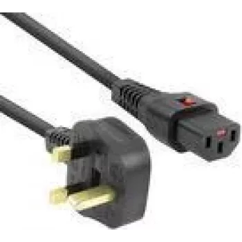 Maitinimo laidas ACT PC980 — JK kištukas į C13 IEC Lock, 2 m, 230 V 10 A, juodas