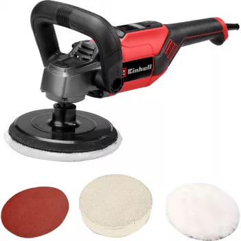 Poliruoklis EINHELL CC-PO 1100/150 CE 1100 W, 500–3500 aps./min., 150 mm pagalvėlė