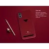 VixFox Card Slot Back Shell iPhone XSMAX Ruby Red – apsauginis dėklas su kortelių lizdu