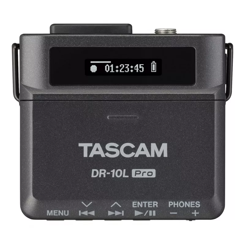 Nešiojamas skaitmeninis diktofonas Tascam DR-10L Pro su lavalier mikrofonu, 24 bitai/96 kHz, MicroSDXC, USB-C
