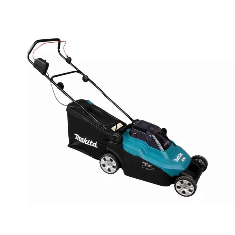 Belaidis elektrinis vejapjovė Makita DLM382PM2 - 18 V - 4 Ah - 2 akumuliatoriai - 3700 sūk./min - 38 cm - 16,9 kg