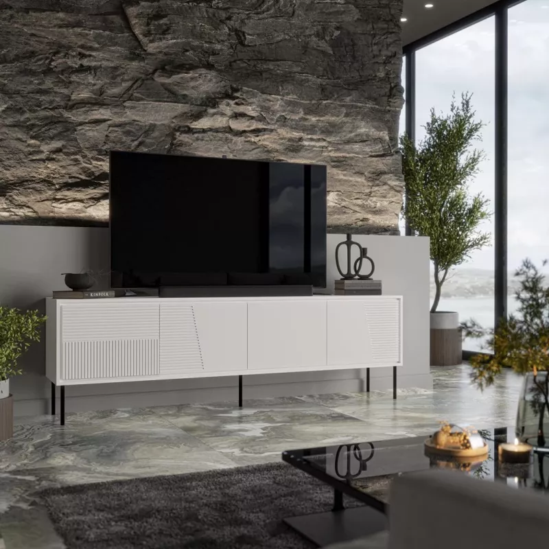 RTV spintelė ABI 4D 200x38x62 baltas matinis
