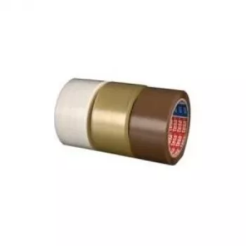 Pakavimo juosta Tesa 4024, 50 mm × 66 m, tirpiklių neturintis klijai, ruda