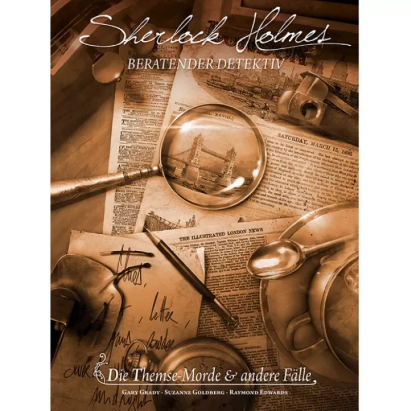 Sherlock Holmes Consulting Detective: Temzės žmogžudystės ir kitos bylos, stalo žaidimas