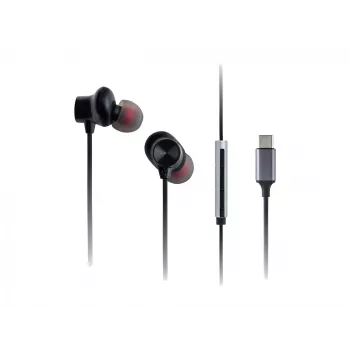 Ausinės Panasonic RP-TCM225DEK, USB-C, juodos