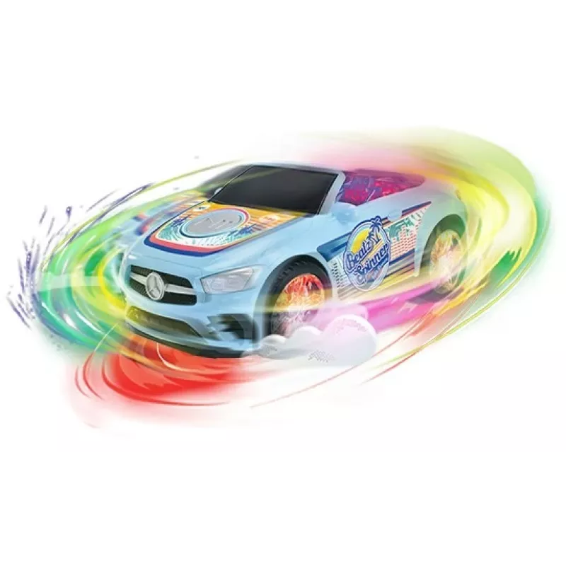 Dickie Toys Mercedes-Benz E-Class Beat Spinner mėlyna, 3 AA baterijos