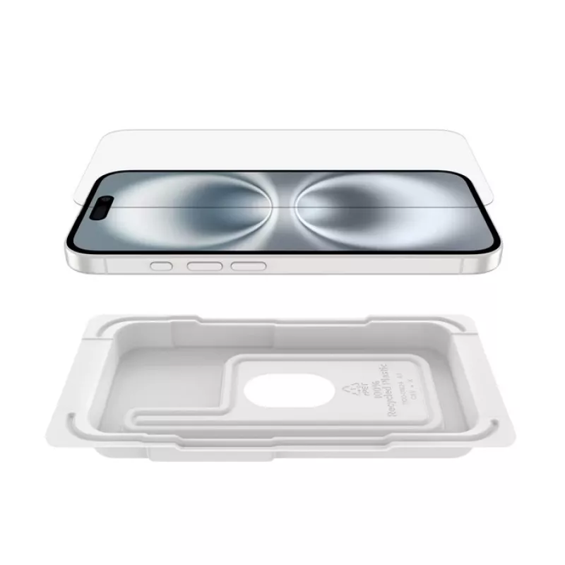 Apsauginis stiklas Belkin ScreenForce iPhone 16 Impact Scratch Resistant