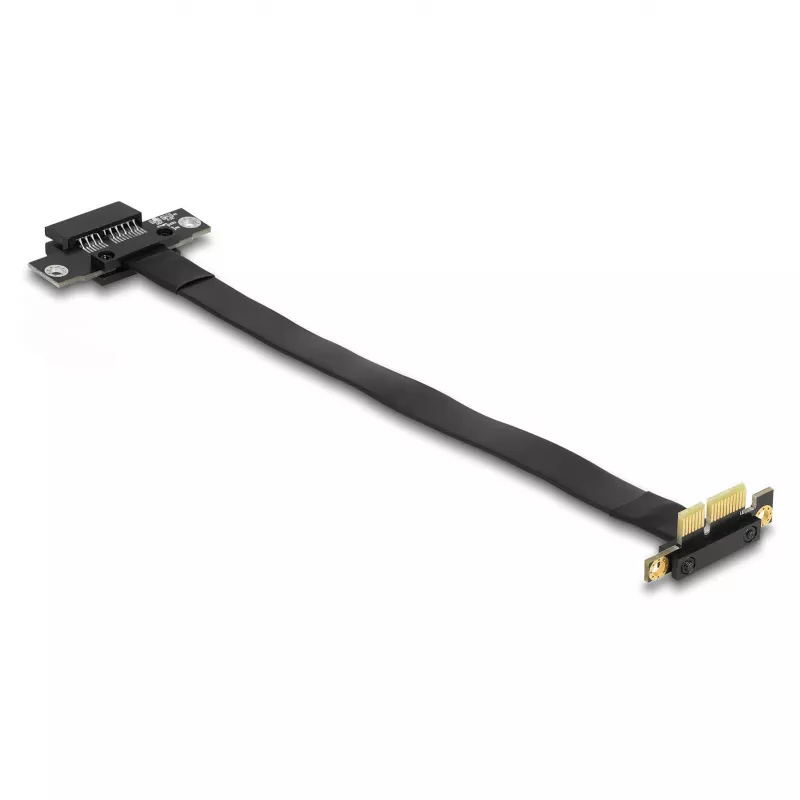 DeLOCK PCI Express x1 Riser Card su vyrišku 90° kampu ir 30 cm kabeliu