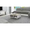 Cama LOTTA 60 Kavos staliukas baltas/sonomos ąžuolas