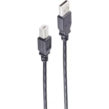 shiverpeaks BS13-23025 USB laidas 1 m USB 2.0 USB A USB B juodas (BS13-23025)
