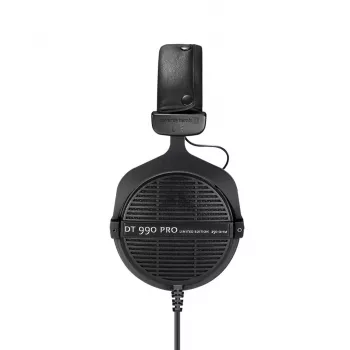 Studijinės ausinės Beyerdynamic DT 990 PRO Black Edition – laidinės, atviros, apgaubiančios, 250 Ω, 3 m kabelis, juodos