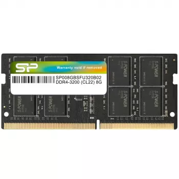 Silicon Power SP008GBSFU320X02 8GB DDR4 3200MHz SO-DIMM atminties modulis nešiojamam kompiuteriui