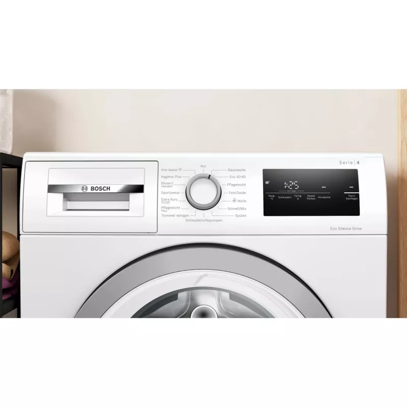 Bosch Serie 4 WAN28127 skalbimo mašina, priekinis pakrovimas, 8 kg, 1400 aps./min., balta