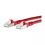MetzConnect BTR pataisos laidas RJ-45 (M) - RJ-45 (M) 3 m ekranuotas CAT 6a halogeno neturintis raudonas (1308453066-E)