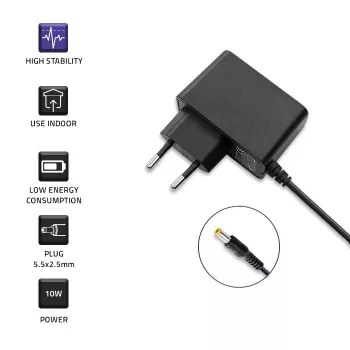 Maitinimo adapteris 10W 5V, 2A, 5,5x2,5 mm kištukas