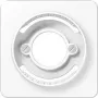JUNG CD 537 WW - Baltas - JUNG - termoreakcinis plastikas - 67 mm - 67 mm (CD537WW)