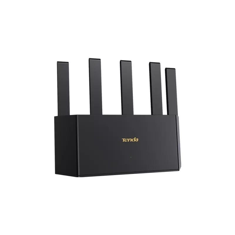 Belaidis maršrutizatorius TENDA TE3L Wi‑Fi 7 (IEEE 802.11ax), 3x Gigabit LAN, 1x WAN, 512 MB RAM, VLAN, NAT, WPA, juodas