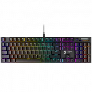 CANYON klaviatūra Cometstrike GK-55 EN/RU laidinė