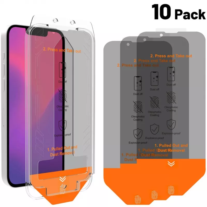 4smarts Second Glass Privacy servisinis rinkinys (10 vnt.) telefonui „Apple iPhone 16e“, 541425