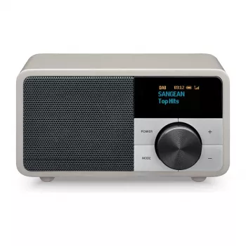 Stalinis radijo imtuvas Sangean DDR-7 Glacier Silver su skaitmeniniu derintuvu ir Bluetooth