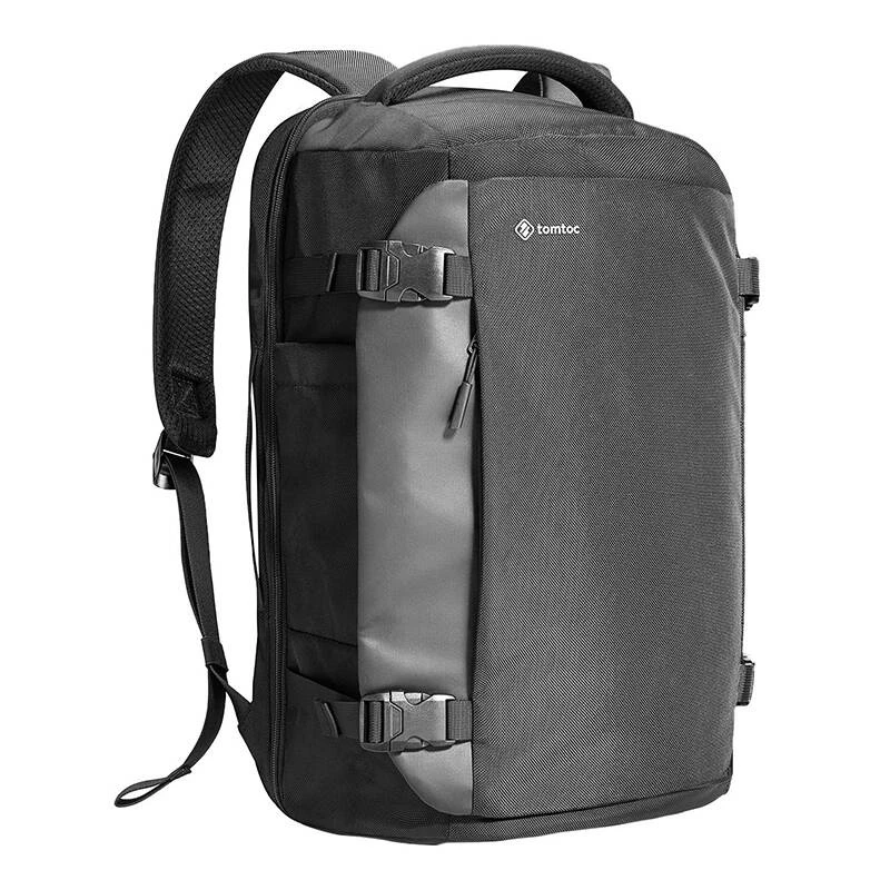 Kelioninė kuprinė nešiojamam kompiuteriui Tomtoc Navigator-T66 T66M1D1 (juoda) – 38-40L / 17 inch