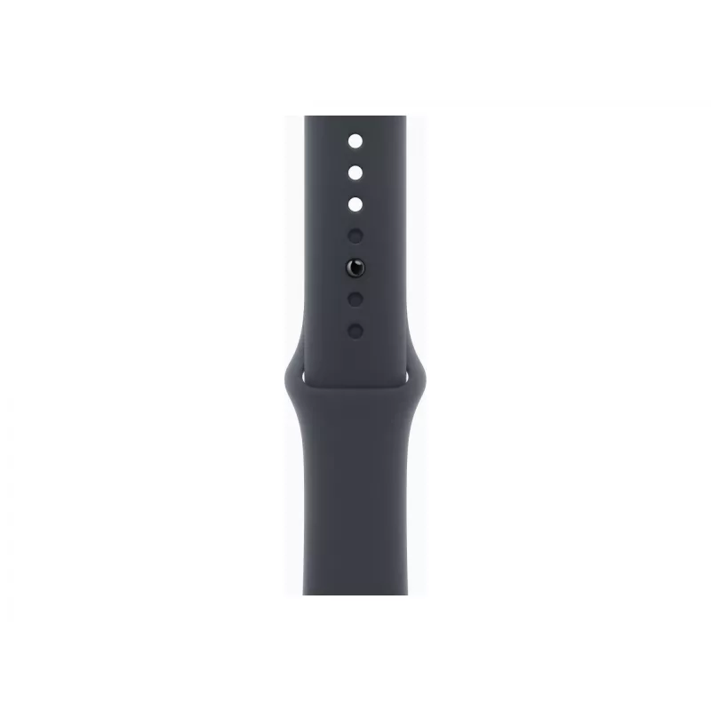 Apple Watch SE GPS + Cellular 44 mm vidurnakčio aliuminio korpusas su vidurnakčio sporto juostele – M/L