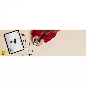 LEGO Microfighter Star Wars Plo Kono džedajaus žvaigždėlaivis 75400 — 89 dalių, 1 minifigūrėlė, nuo 6 m.