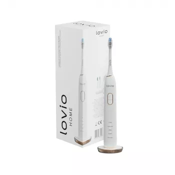 LOVIO Home SonicProtect PRO elektrinis dantų šepetėlis baltas LVTB124WH