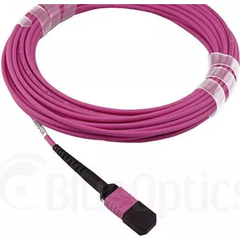 Skiemo pluošto šviesolaidinis kabelis CBO SFP5252FU15MKB 15 m MPO OM4, rausvos spalvos