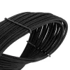 BitFenix Alchemy 4 kontaktų ATX12V ilginimo kabelis, 45 cm, pintas - juodas
