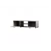 TV spintelė Cama Meble SOHO 140x43x37 cm – kashmyro viršus, juodas rėmas