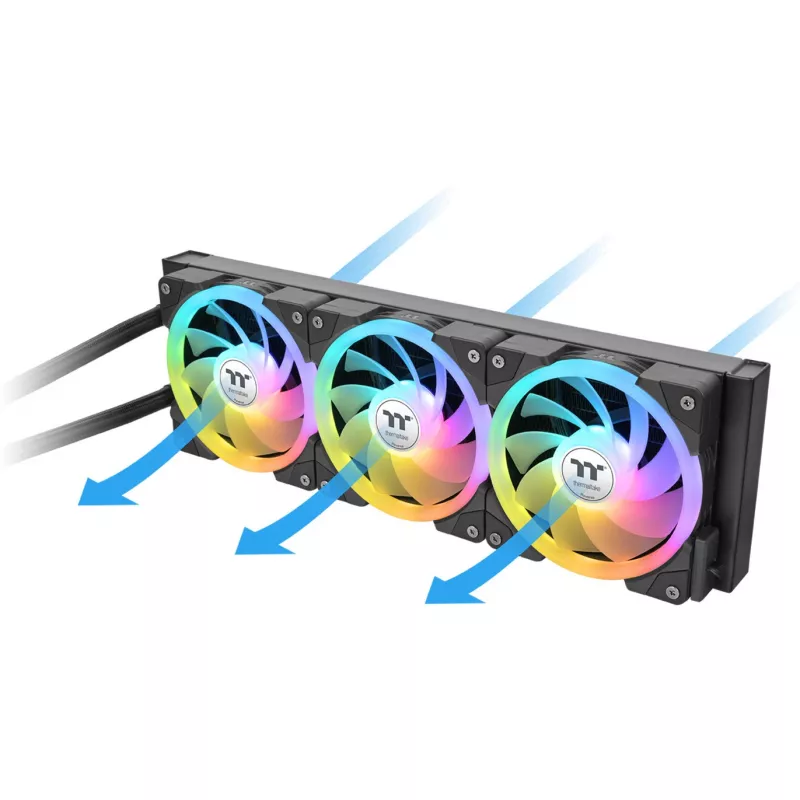 Skysčio aušintuvas CPU THERMALTAKE MAGFloe 420 Black 420mm radiatorius