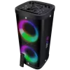 Nešiojamas garsiakalbis SVEN PS-950, juodas, galia 2x80W RMS, TWS, Bluetooth, IPx4, FM, USB, microSD, LED ekranas, ličio baterija