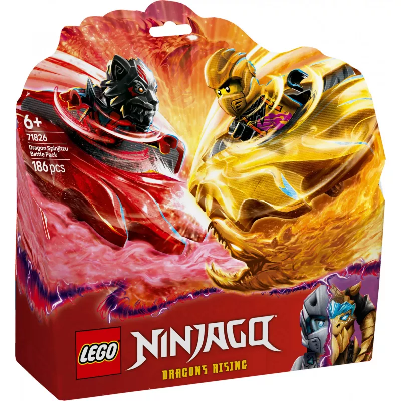 LEGO NINJAGO 71826 Dragon Spinjitzu kovos rinkinys