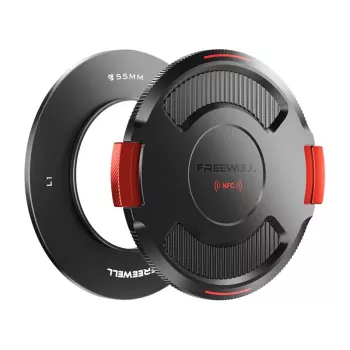 Freewell FW-L1-BL55 55 mm pagrindo žiedas su dangteliu Real Locking VND sistemai