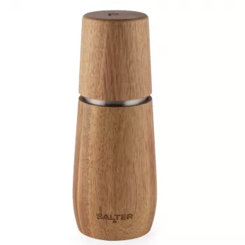 Salter BW13049APEU7 pipirinis malūnėlis iš akacijos medienos, reguliuojamas smulkumas, 18 cm